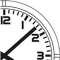 Profil 930 Heure Minute NTP, chiffres, cadran blanc