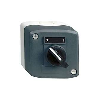 Harmony boite - 1 bouton tournant D22 à manette - 1F|Schneider Electric-SCHXALD134