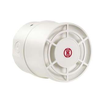 Sirène 115dB réglable - Série 140 - 32 sons - 9-28VDC - Blanc - Montage mural|-WRM14095050