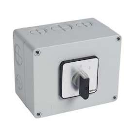 Commutateur à cames inverseur - arrêt 45DEG PR63 2P 4 contacts - boîtier 135x70m|Legrand-LEG027751