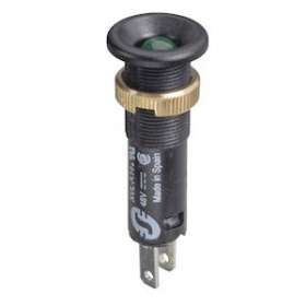 Harmony XVL - voyant LED - D8 - vert - 24V - col noire - cosses Faston|Schneider Electric-SCHXVLA133