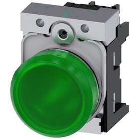 VOYANT LUMINEUX, VERT|Siemens Industries et Infrastructures-SIE3SU1152-6AA40-1AA0