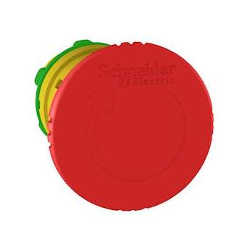 Harmony XB5 - tête bouton arrêt urgence - D40 - pousser tourn - rouge|Schneider Electric-SCHZB5AS844