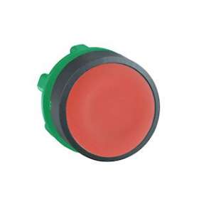 Harmony XB5 - tête bouton poussoir - D22 - affleurant - rouge|Schneider Electric-SCHZB5AA4