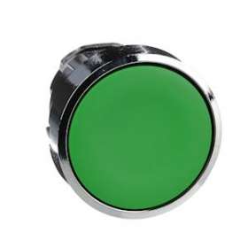 Harmony XB4 - tête bouton poussoir - affleurant - D22 - vert|Schneider Electric-SCHZB4BA3