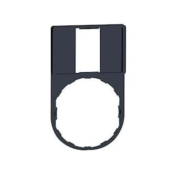 Harmony - porte étiquette plat 30x50 pour étiquette 18x27|Schneider Electric-SCHZBZ33