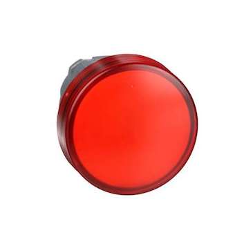 Harmony XB4 - tête voyant lumineux DEL - D22 - lisse - rouge|Schneider Electric-SCHZB4BV043