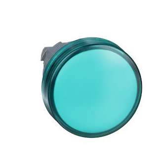 Harmony XB4 - tête voyant lumineux DEL - D22 - lisse - vert|Schneider Electric-SCHZB4BV033