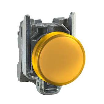 Harmony XB4 - voyant lumineux DEL - D22 - orange - 24V - vis étrier|Schneider Electric-SCHXB4BVB5