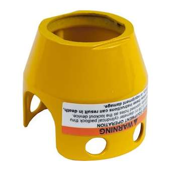 Harmony - garde métallique jaune pour arrêt d'urgence D40|Schneider Electric-SCHZBZ1605