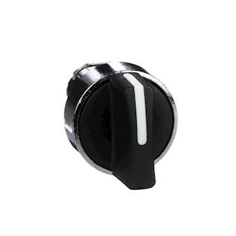 Harmony XB4 - tête bouton tournant à manette - D22 - 3 pos rap au C - noir|Schneider Electric-SCHZB4BD5