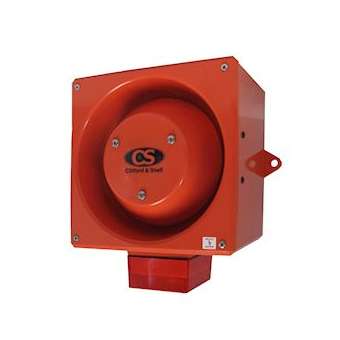 YL80/F50/R/RF/WR - COMBINE SIRENE/FLASH 48VCC ROUGE 5J 116dB IP66|-MKM205522