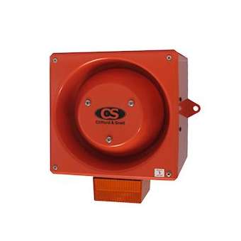 YL80/F50/A/RF/WR - COMBINE SIRENE/FLASH 48VCC ORANGE 5J 116dB IP66|-MKM220005