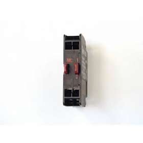 Élément de contact, 1 O, par l'arrière, 6. circuit électrique, bornes à ressort|Eaton industries-EONM22-CKC01