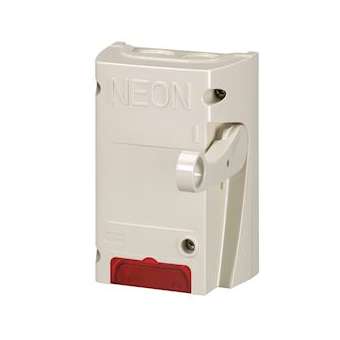 Coffret coupure enseigne lumineuse inter pompier 2P 16A 250V équipé 1 voyant|Legrand-LEG038050