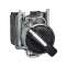 Harmony XB4 - bouton tournant à manette Atx - D22 - 3 pos fix - noir - 2F - vis
