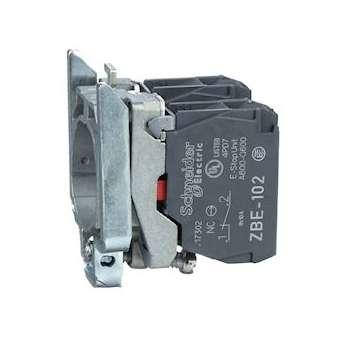 Harmony XB4 - corps de bouton - 2O - raccordement connecteur|Schneider Electric-SCHZB4BZ104