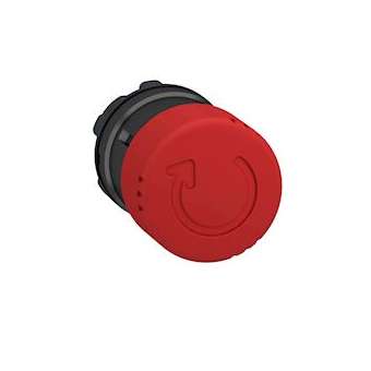 Harmony XB4 - tête bouton arrêt urgence - D30 - pousser tourner - rouge|Schneider Electric-SCHZB4BS8347