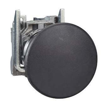 Harmony XB4 - bouton poussoir à impulsion - coup de poing D40 - noir - 1F - vis|Schneider Electric-SCHXB4BC21