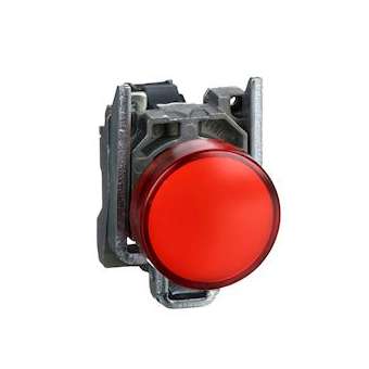 Harmony XB4 - voyant lumineux DEL - D22 - rouge - 120V - vis étrier|Schneider Electric-SCHXB4BVG4
