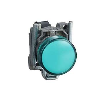 Harmony XB4 - voyant lumineux DEL - D22 - vert - 120V - vis étrier|Schneider Electric-SCHXB4BVG3