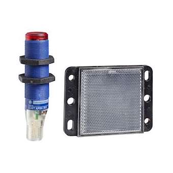 OsiSense XUBT - dét. photoélectrique - réflex. - Sn 0..1,4mm - F ou O - M12|Schneider Electric-SCHXUBTAPSNM12