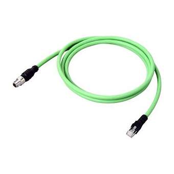 Câble ethernet fhv7, droit 5m, connecteur m12|Omron electronics-OMRFHV-VNB5M