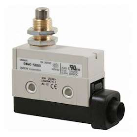 Métal, plongeur droit, IP67, action rapide, 1 inverseur, 10A|Omron electronics-OMRD4MC-5000