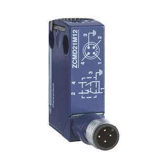 ZCMD - corps interrupteur de position - 1NO+1NC - action brusque - M12 5 broches|Schneider Electric-SCHZCMD21C12