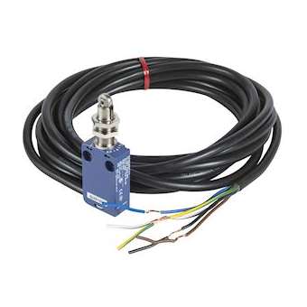 XCMD - ID Position - poussoir M12 à galet métal - 1NO+1NC - brusque - câb 1m|Schneider Electric-SCHXCMD21F2L1