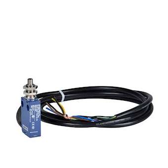 XCMD - ID Position - poussoir M12 métal - 1NO+1NC - brusque - câb 1m|Schneider Electric-SCHXCMD21F0L1