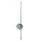 ZCKY - levier inter position à tige métal carrée 3mm rap ress -40/+120DEGC
