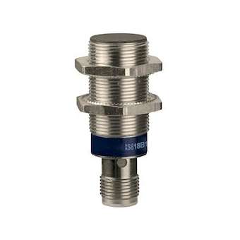 XS détecteur inductif métal - M18 L74mm noyable Sn8mm DC3-PNP NO - M12|Schneider Electric-SCHXS618B1PAM12