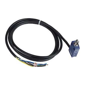 XCMD - interrupteur pos. - pous. galet métal - O+F brusque - câb 2m débrochable|Schneider Electric-SCHXCMD2102L2