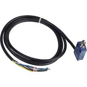 XCMD - interrupteur pos. - pous. galet métal - O+F brusque - câb 2m débrochable|Schneider Electric-SCHXCMD2102L2