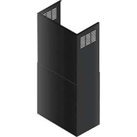 Kit cheminée noire + déviateur d'air + clapet anti-retour pour la hotte AHW981BK|Airlux-ALXAHWACBK