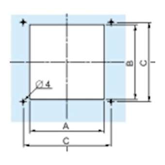ClimaSys CA - grille sortie métallique - découpe 130x110mm|Schneider Electric-SCHNSYCAG130X110LM