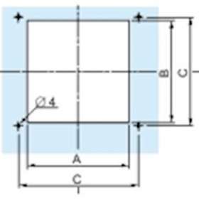 ClimaSys CA - grille sortie métallique - découpe 130x110mm|Schneider Electric-SCHNSYCAG130X110LM
