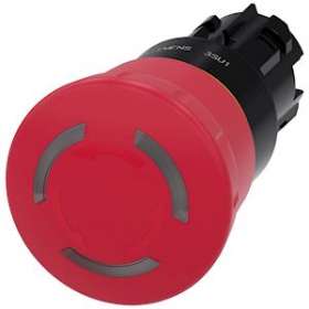 BOUT CP PNG LUM ARR. URG., 40MM, ROUGE|Siemens Industries et Infrastructures-SIE3SU1001-1HB20-0AA0