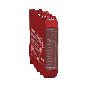 Preventa XPSMCM module extension 4sorties relais status configurable connect vis|Schneider Electric-SCHXPSMCMRO0004DA