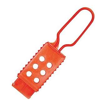 Mâchoire de consignation en nylon non conducteur pour 6 cadenas rouge|Bizline-BIZ205501