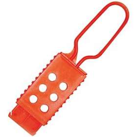 Mâchoire de consignation en nylon non conducteur pour 6 cadenas rouge|Bizline-BIZ205501