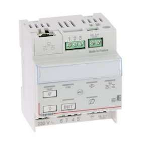 Télécommande modulaire multifonctions connectée IP pour BAES et alarme incendie|Legrand-LEG062520