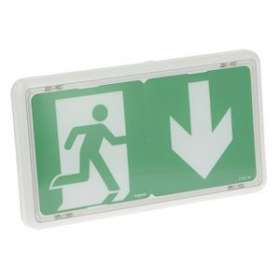 BAES+BAEH d'évacuation saillie à LEDs IP43 IK07 plastique SATI Connecté visibilité augmentée pour ERP et ERT|Legrand-LEG062560
