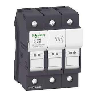 TeSys - porte-fusible - 3P - 32A - pour fusible 10x38mm|Schneider Electric-SCHDF103
