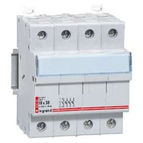 Coupe-circuit sectionneur - 3P+N - cartouche cylind ind 10x38 - 500 V~|Legrand-LEG005848