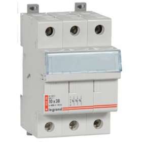 Coupe-circuit sectionneur - 3P - cartouche cylind ind 10x38 - 500 V~|Legrand-LEG005838