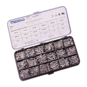 Fusible miniature taille 5x20 - Temporisé - 0,1A à 6,3A - 250V - Boîte verre|Mersen ( ex ferraz shawmut )-FEZH203764