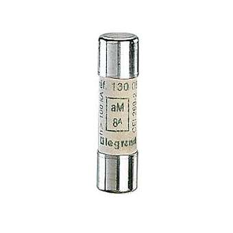 Cartouche industrielle cylindrique typeaM 10x38mm sans voyant - 8A|Legrand-LEG013008