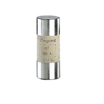 Cartouche industrielle cylindrique typegG 22x58mm sans percuteur - 63A|Legrand-LEG015363